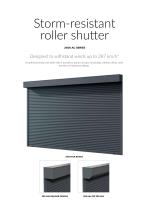 INTERNATIONAL RANGE - Storm-resistant roller shutter - Large dimension roller shutter that can withstand storm conditions - 2