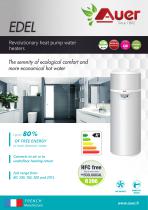 EDEL Revolutionary heat pump water heaters