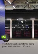 The future has begun: Linda damp- proof luminaire with LED tube.-1