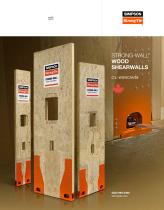 Strong-Wall® Wood Shearwall Catalog - 1