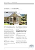 How to buy a conservatory - 1