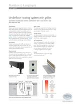 Under floor heating systems - 1