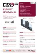 112 & 1116 DZAO® Sliding door & traditional aluminium door-2