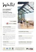 414 WALLIS® Aluminium veranda roofing - 2