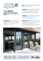 616 Satin Moon® aluminium foldable door - 2