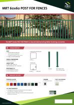 60x60 Square post for fence - 1