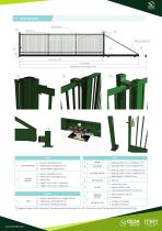 Cantilever sliding gate Light - Crossing Tubes Plus - 2