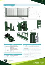 Sliding gate Light - Crossing Tubes plus - 2