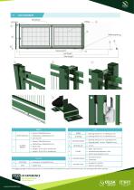 Sliding gate Light - Framed plus - 2