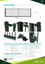 Sliding gate Light - Tubes plus - 2