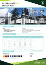 Sliding Gate Pro - Exotic® Plus - 1