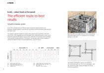 Economical system solution for hand-set formwork - 8