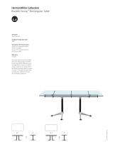 Burdick Group Rectangular Table product sheet - 1