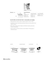 Nelson Swag Leg Desk and Tables Product Sheet - 2