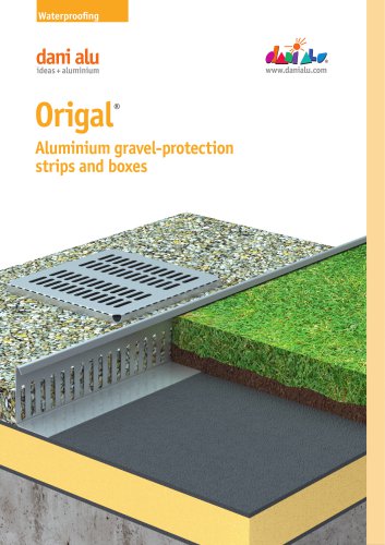 Origal : Aluminium gravel-protection strips and boxes