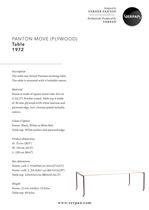 PANTON MOVE PLYWOOD TABLE - 1