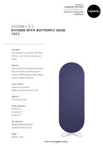 SYSTEM 1-2-3 DIVIDER WITH BUTTERFLY BASE - 1