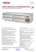 MESA FRIA GN 2/1 REFRIGERACION - 1