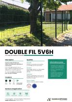 clôture double fil 5V6H-1
