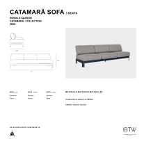 CATAMARÃ SOFA 3 SEATS - 1