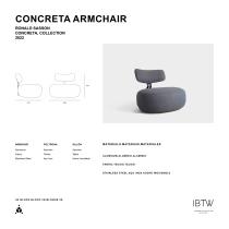 CONCRETA ARMCHAIR - 1