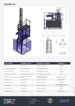 GAMMA AS - Construction elevator 700 kg - 2