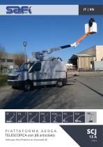 SCJ 13A - Telescopic aerial platform + JIB (on VAN) - 13 m - 1