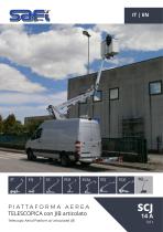 SCJ 14A - Telescopic aerial platform + JIB (on VAN) - 14 m - 1