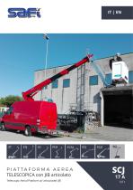 SCJ 17A - Telescopic aerial platform + JIB (on VAN) - 17 m - 1