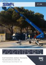 SKJ 14X - Towed telescopic aerial platform + JIB - 14 m - 1