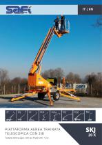 SKJ 20X - Towed telescopic aerial platform + JIB - 20 m - 1