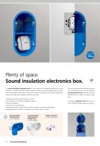 Electrical installation in sound insulation walls - 10