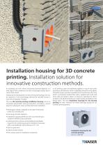 Installation housing for 3D concrete printing - 2