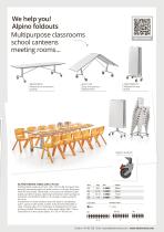 TABLES ADJUSTABLE CATALOGUE infant, primary and high school - 13