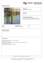 PRODUCT DATASHEETS PROFESSIONAL UMPIRE CHAIR 11 006 - 1