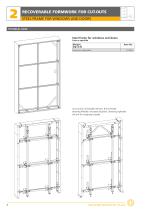 2.2. RECOVERABLE FORMWORK FOR CUT-OUTS 2 Steel frame, FLEX-tube and -box formwork - 4