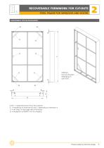 2.2. RECOVERABLE FORMWORK FOR CUT-OUTS 2 Steel frame, FLEX-tube and -box formwork - 5