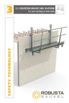 3.2 Concreting bracket and -platform - 1