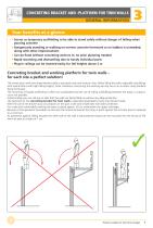 3.2 Concreting bracket and -platform - 3