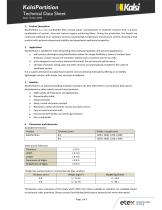 kalsipartition technical datasheet - 1