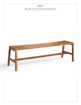 BLOK OUTDOOR BENCH