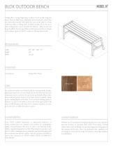 BLOK OUTDOOR BENCH - 2