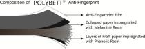 Polybett Anti-fingerprint HPL Sheet-3
