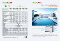 Inverter swimming pool heat pump HEEALARX Series - 1