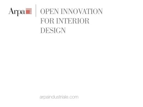 OPEN INNOVATION FOR INTERIOR DESIGN