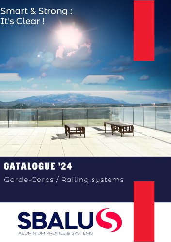 catalogue '24 Garde-Corps / Railing systems