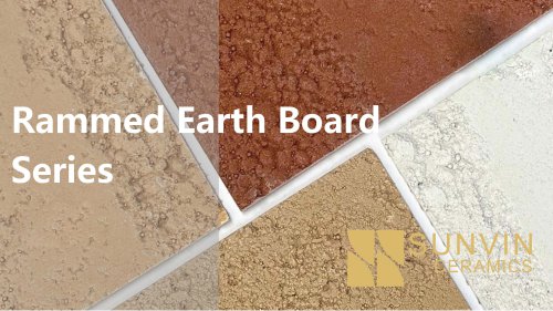 Rammed Earth Board Series