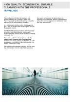 MOVING WALKWAY WET CLEANING MACHINE. TRAVEL 600-2