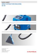 SPRAY EXTRACTION MACHINE. SX 44-1