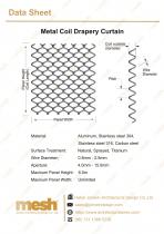 Metal coil drapery-1